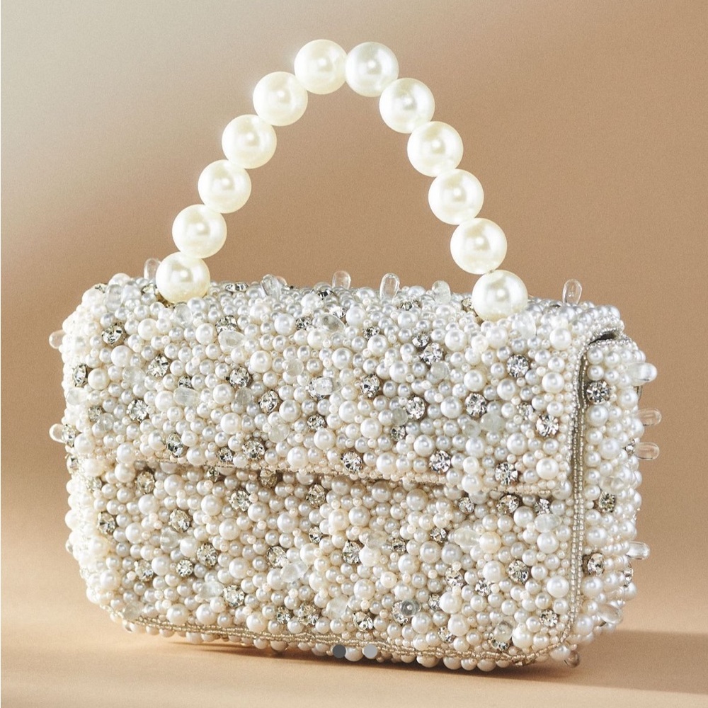 ๐HOST PICK!๐ NWT Fiona beaded pearl strap bag - Picture 2 of 9